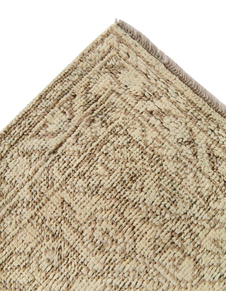 Detail image of 2' 5 x 8' 1 Hand Knotted Oushak Wool Runner Rug