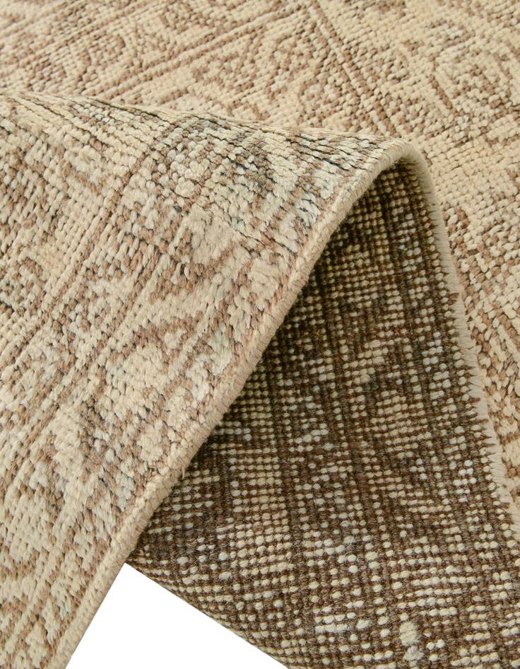 Detail image of 2' 5 x 8' 1  Hand Knotted Oushak Wool Runner Rug