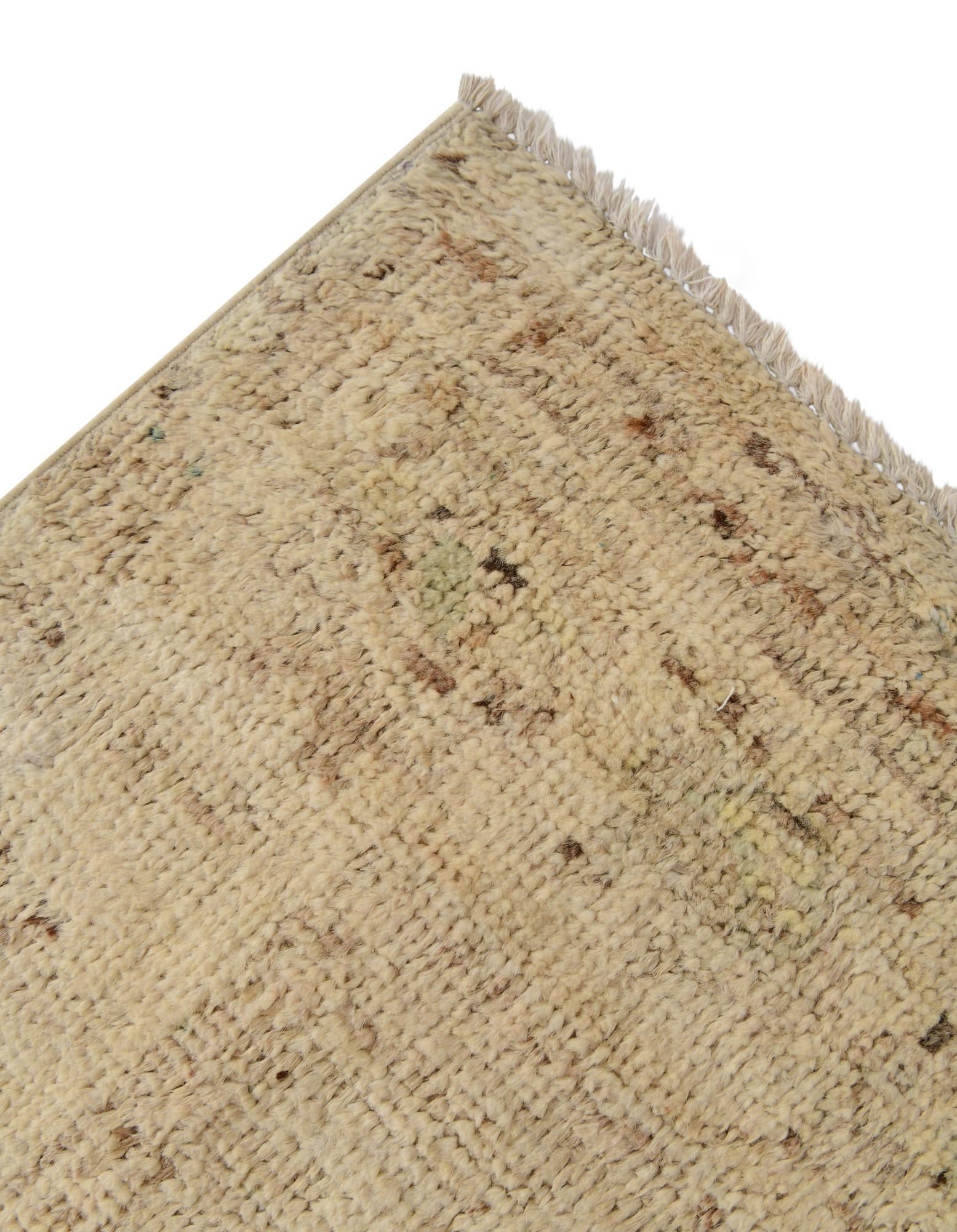 2' 7 x 19' Oushak Wool Runner Rug