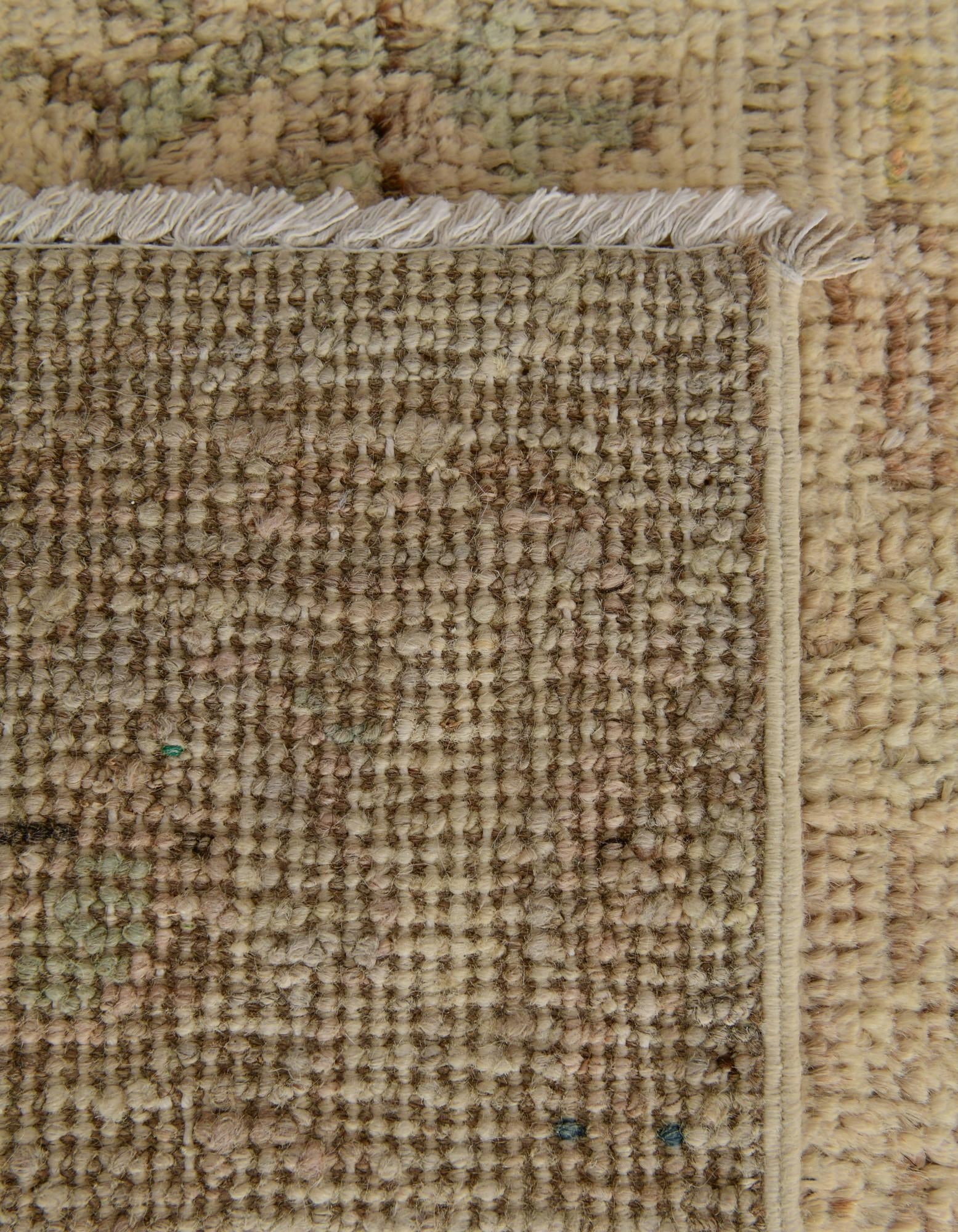 80cm x 580cm Oushak Wool Runner Rug