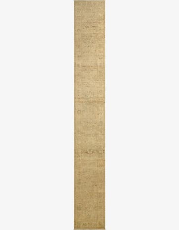 2' 7 x 19' Oushak Wool Runner Rug