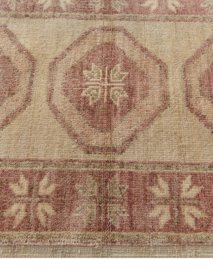 Detail image of 2' 9 x 10'  Hand Knotted Oushak Wool Runner Rug