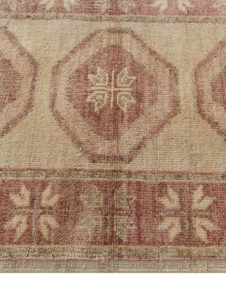 2' 9 x 10' Hand Knotted Oushak Wool Runner Rug