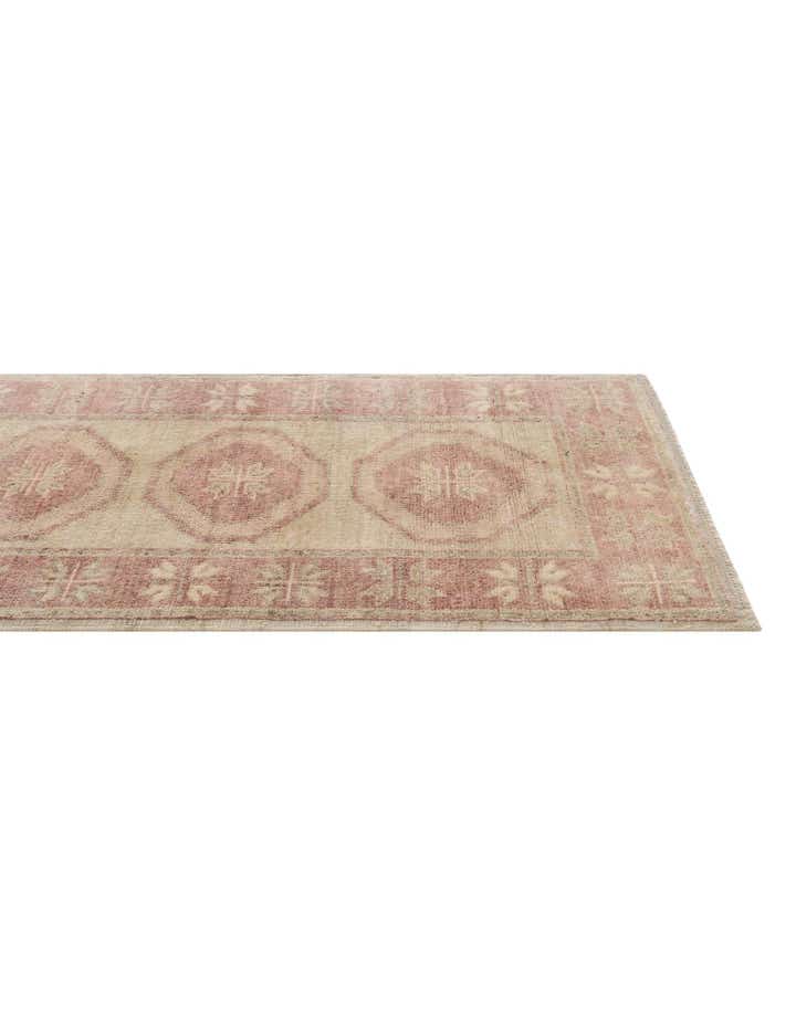 2' 9 x 10' Hand Knotted Oushak Wool Runner Rug