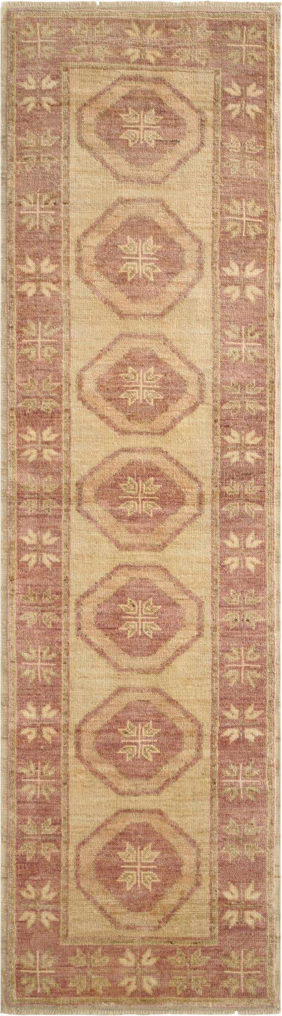 2' 9 x 10' Hand Knotted Oushak Wool Runner Rug