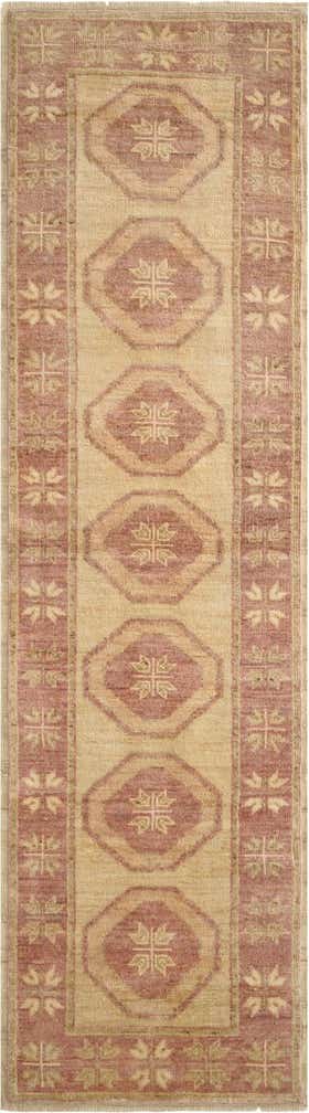 2' 9 x 10' Hand Knotted Oushak Wool Runner Rug