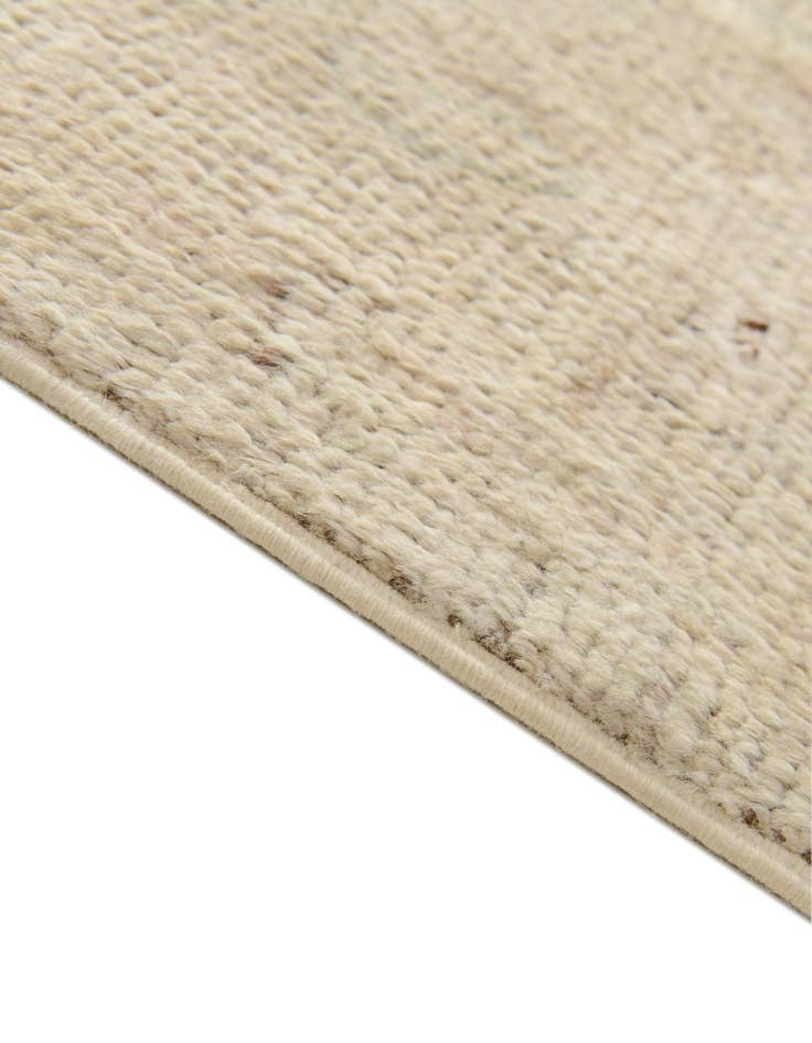 Detail image of 2' 6 x 18' 10 Hand Knotted Oushak Wool Runner Rug