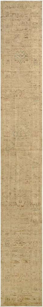 2' 6 x 18' 10 Hand Knotted Oushak Wool Runner Rug