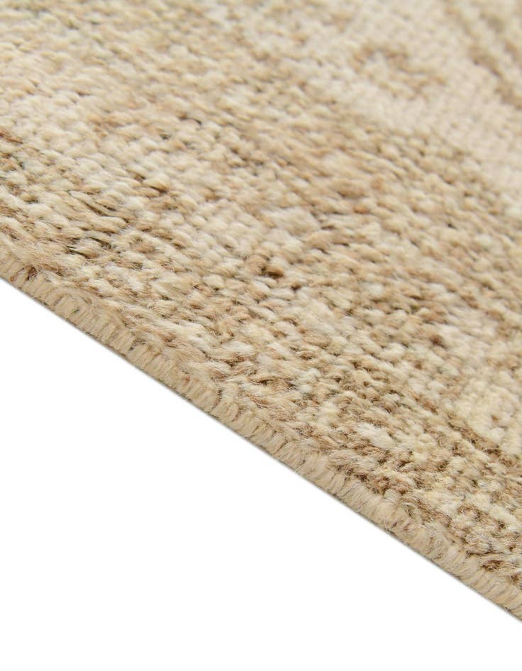 Detail image of 2' 5 x 12' 9  Hand Knotted Oushak Wool Runner Rug