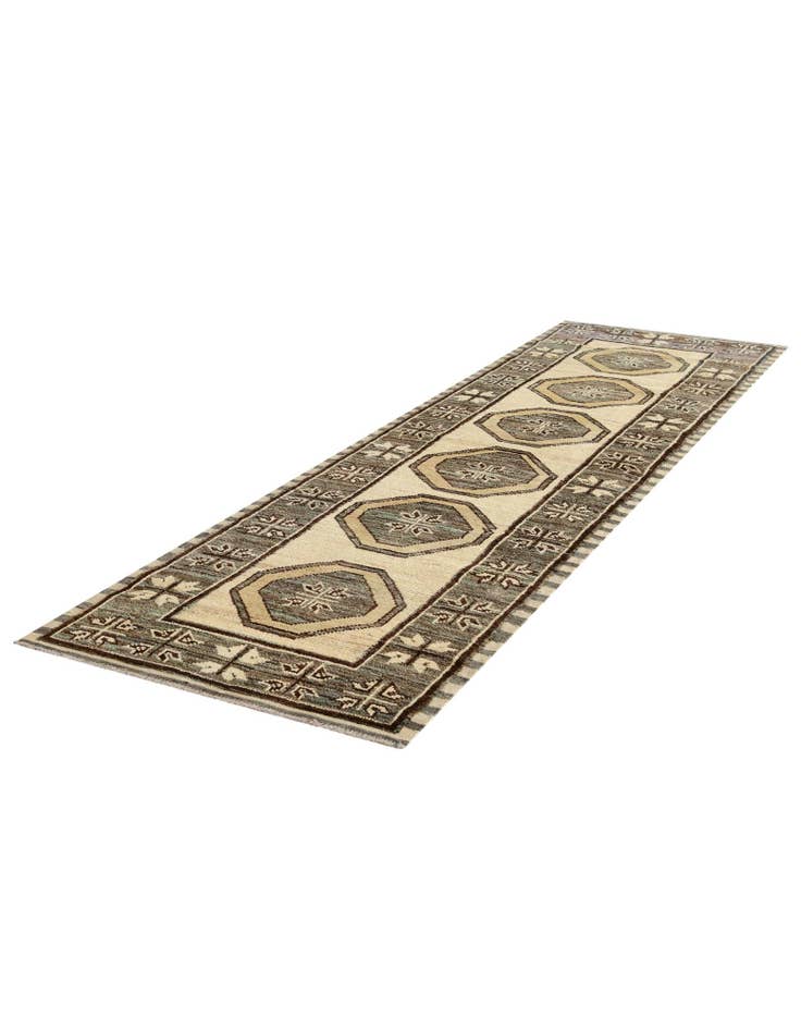 Detail image of 2' 9 x 9' 8 Hand Knotted Oushak Wool Runner Rug