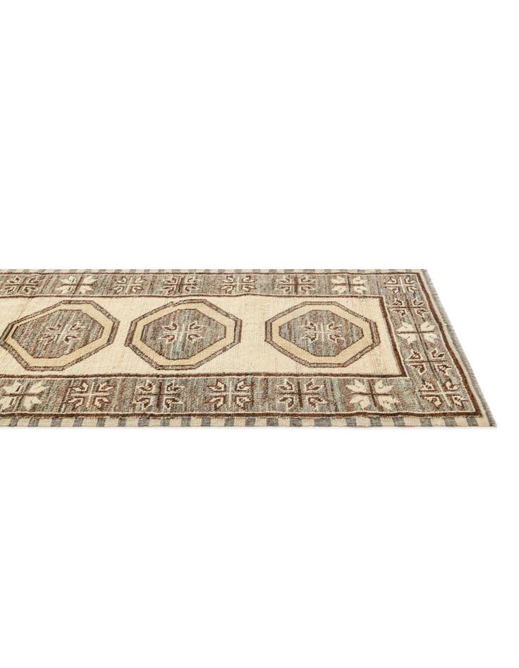 Detail image of 2' 9 x 9' 8 Hand Knotted Oushak Wool Runner Rug
