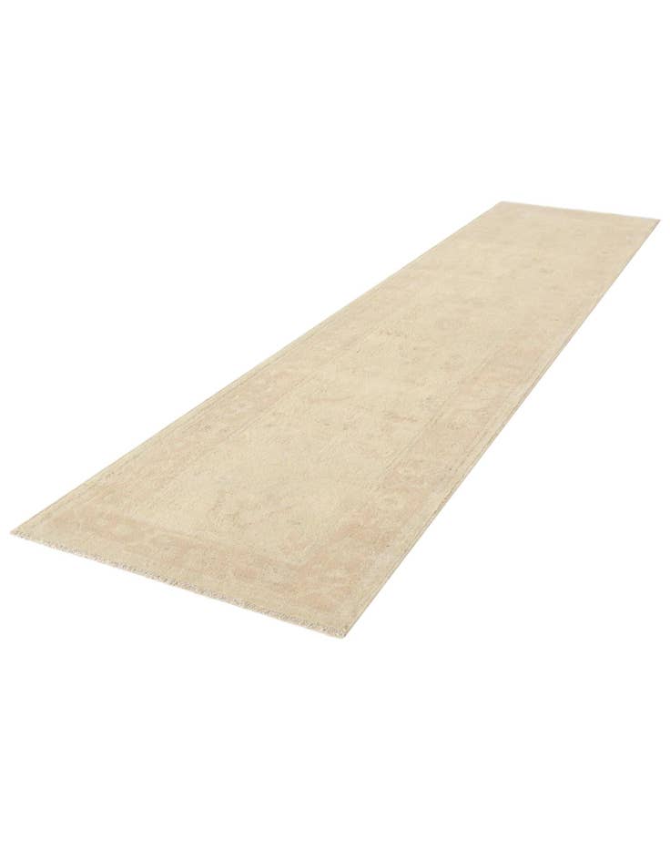 Detail image of 2' 9 x 12' Hand Knotted Oushak Wool Runner Rug