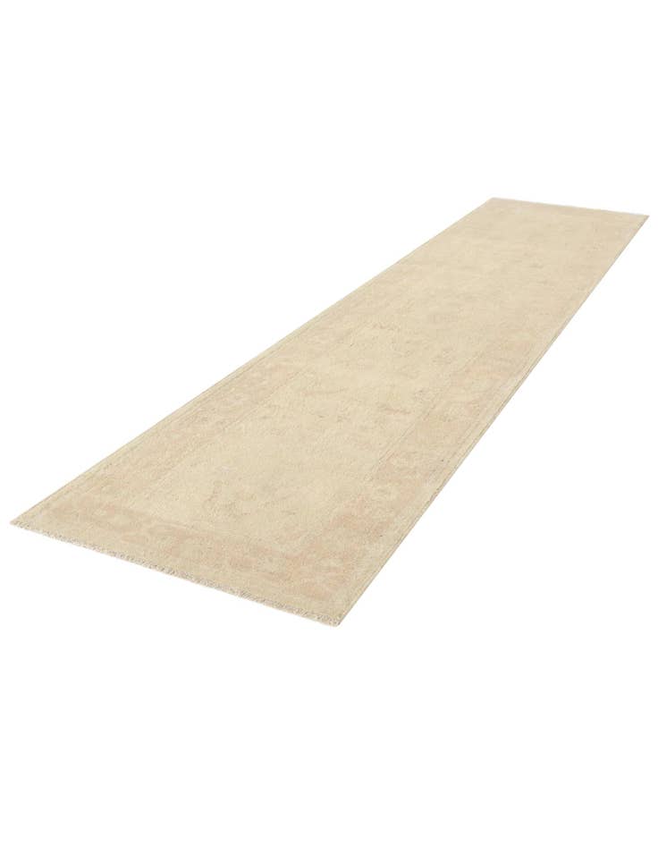 Detail image of 2' 9 x 12' Hand Knotted Oushak Wool Runner Rug