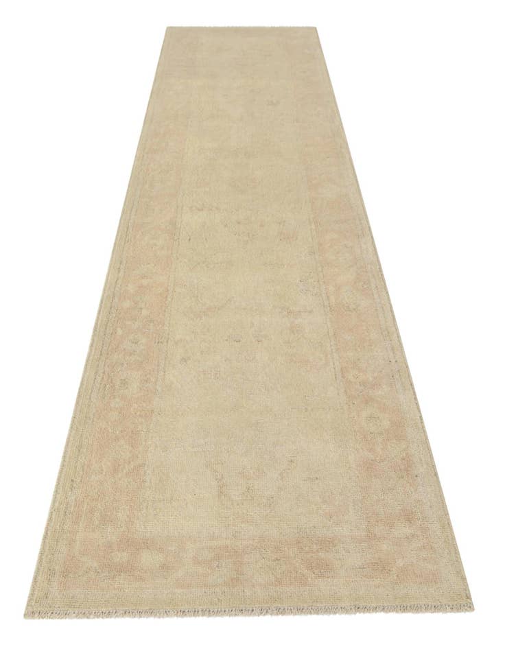 Detail image of 2' 9 x 12' Hand Knotted Oushak Wool Runner Rug