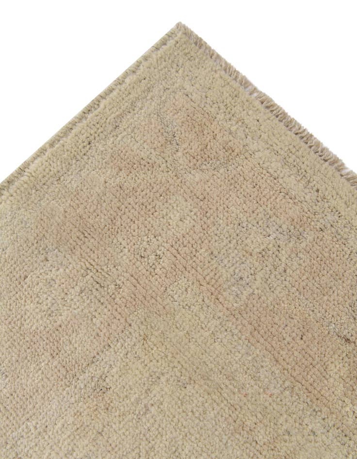 Detail image of 2' 9 x 12' Hand Knotted Oushak Wool Runner Rug