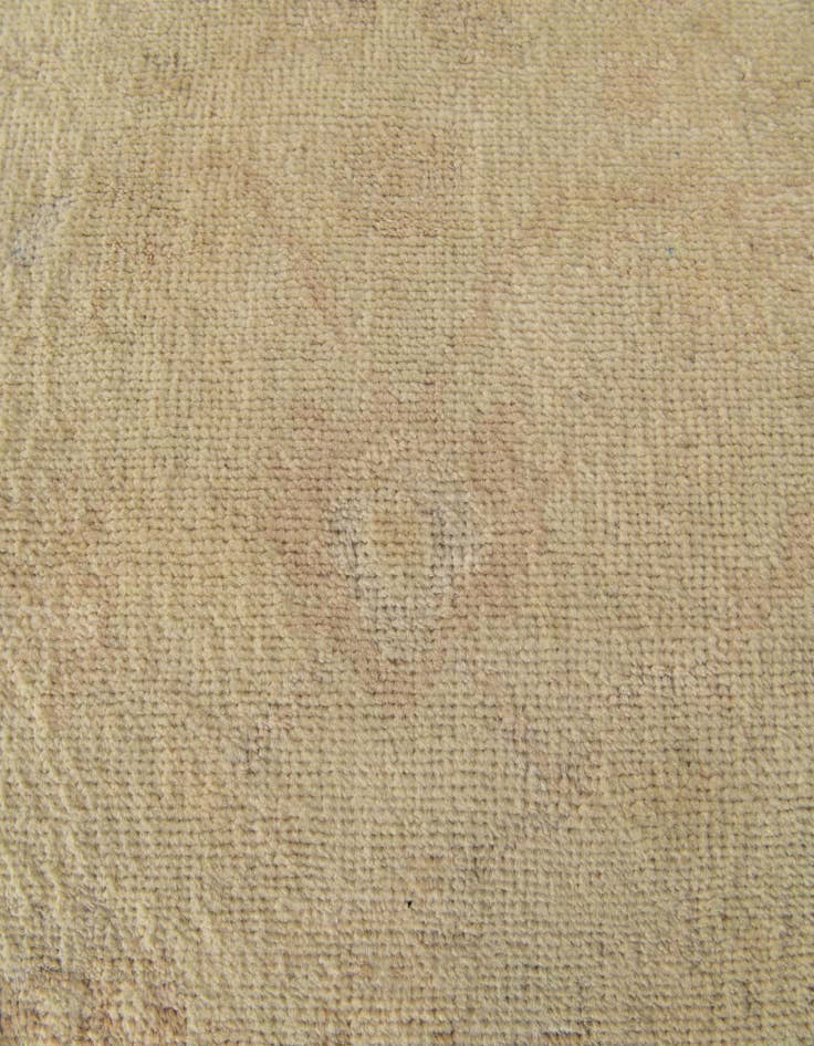 Detail image of 2' 9 x 12'  Hand Knotted Oushak Wool Runner Rug