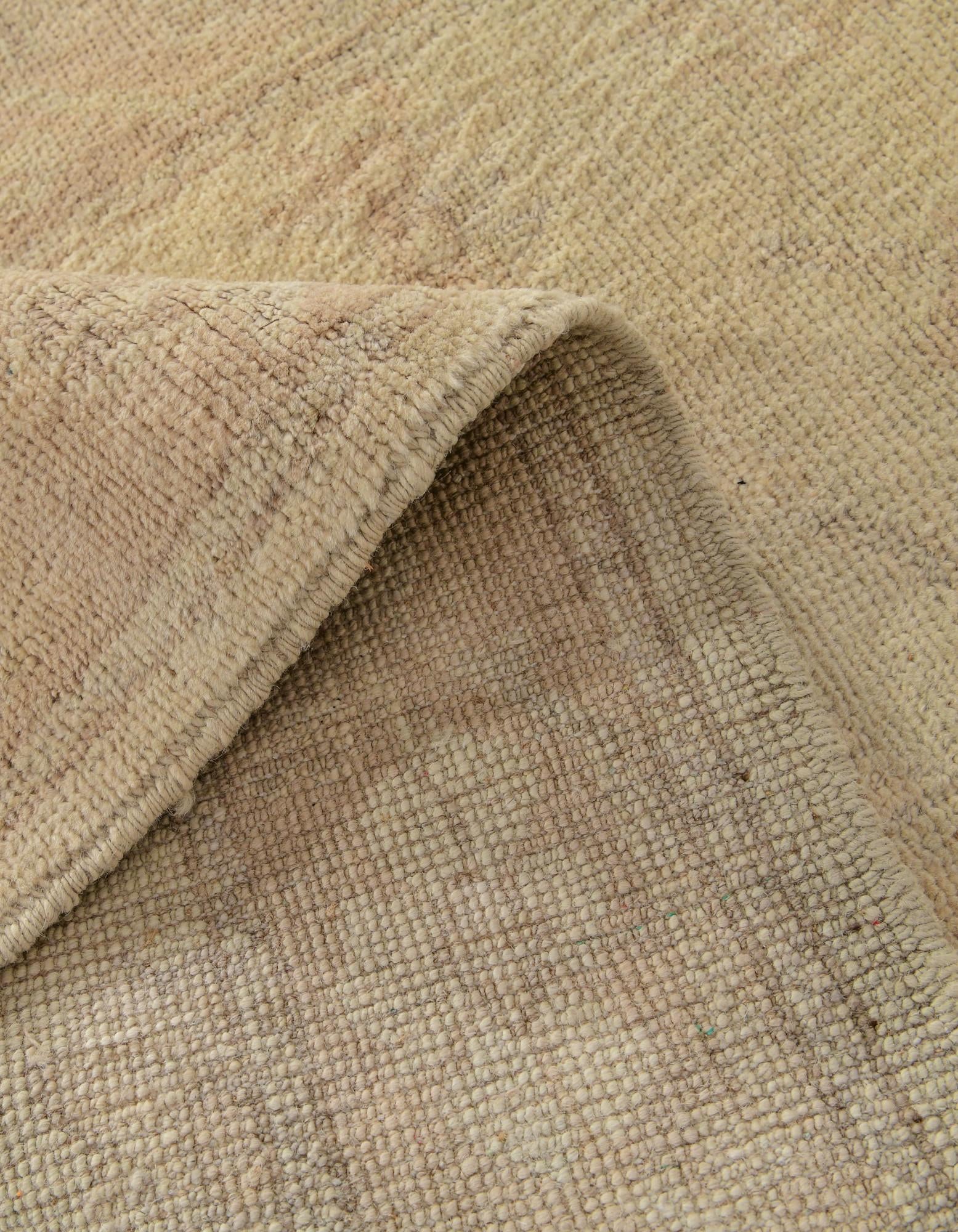 2' 9 x 12' Hand Knotted Oushak Wool Runner Rug