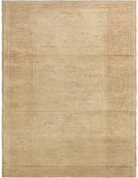 Detail image of 2' 9 x 12' Hand Knotted Oushak Wool Runner Rug