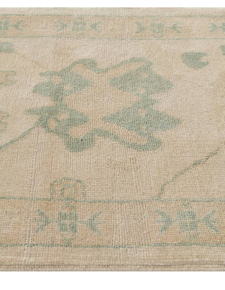 Detail image of 2' 9 x 9' 9  Hand Knotted Oushak Wool Runner Rug