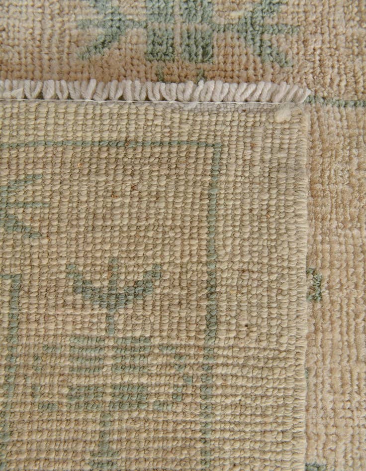 Detail image of 2' 9 x 9' 9  Hand Knotted Oushak Wool Runner Rug