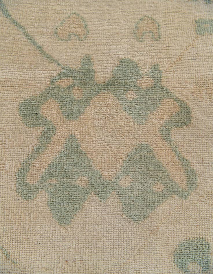 Detail image of 2' 9 x 9' 9  Hand Knotted Oushak Wool Runner Rug