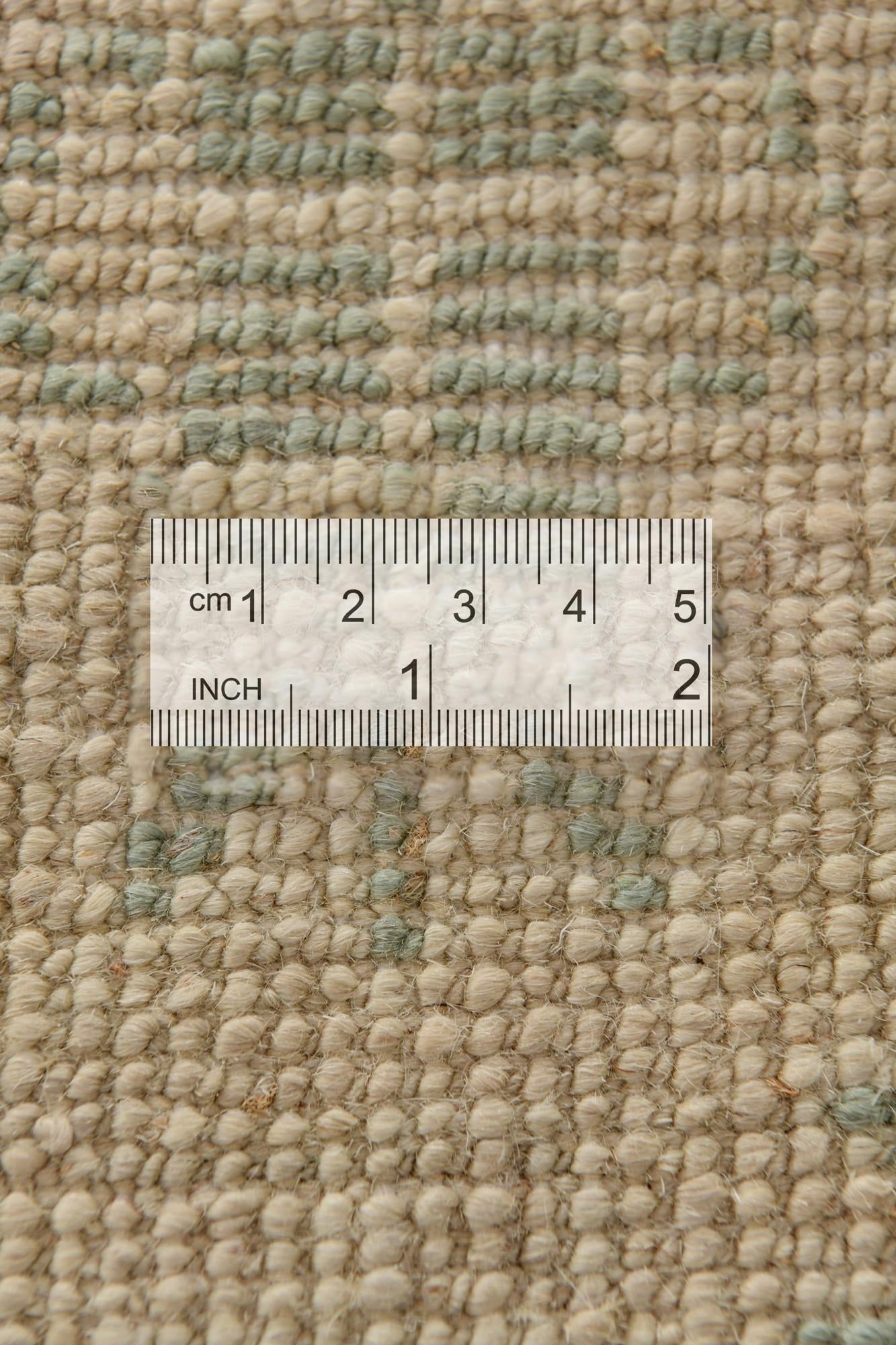 2' 9 x 9' 9 Hand Knotted Oushak Wool Runner Rug
