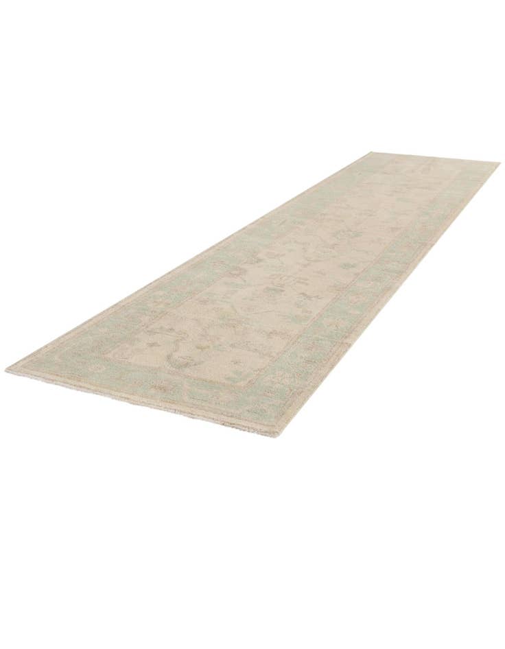 Detail image of 2' 9 x 11' 8 Hand Knotted Oushak Wool Runner Rug
