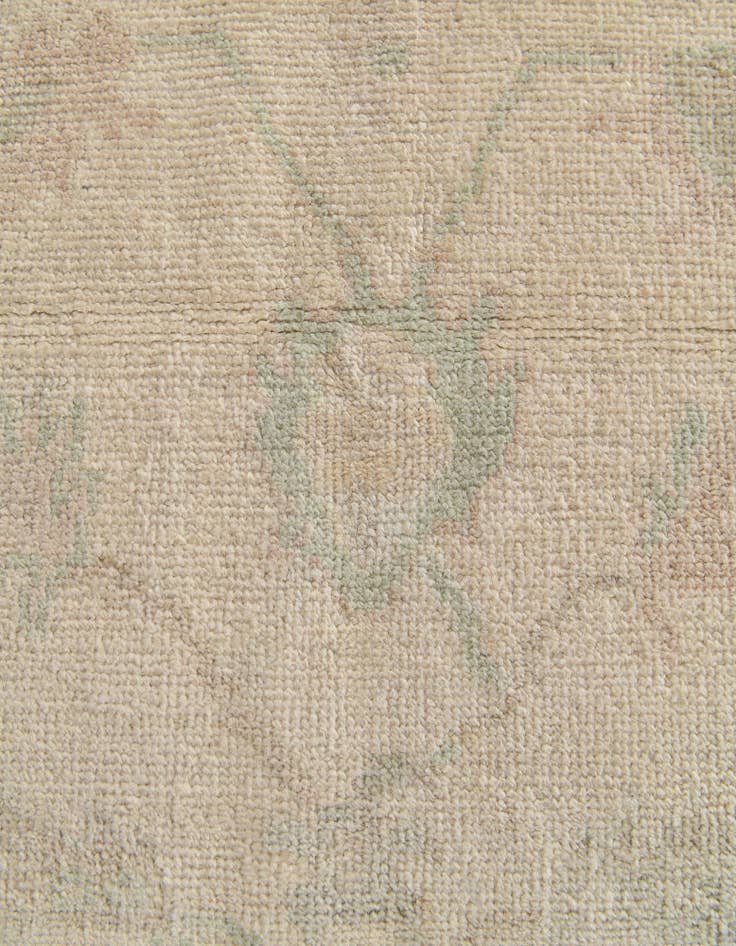 Detail image of 2' 9 x 11' 8 Hand Knotted Oushak Wool Runner Rug