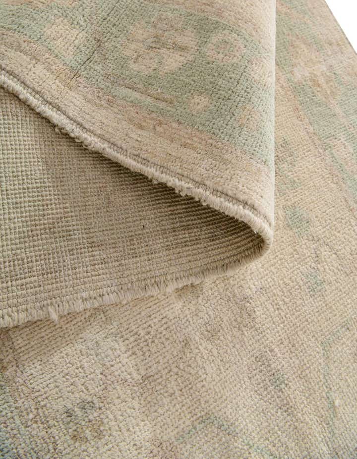 2' 9 x 11' 8 Hand Knotted Oushak Wool Runner Rug