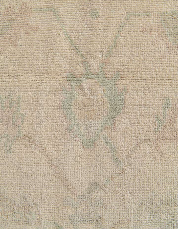 2' 9 x 11' 8 Hand Knotted Oushak Wool Runner Rug