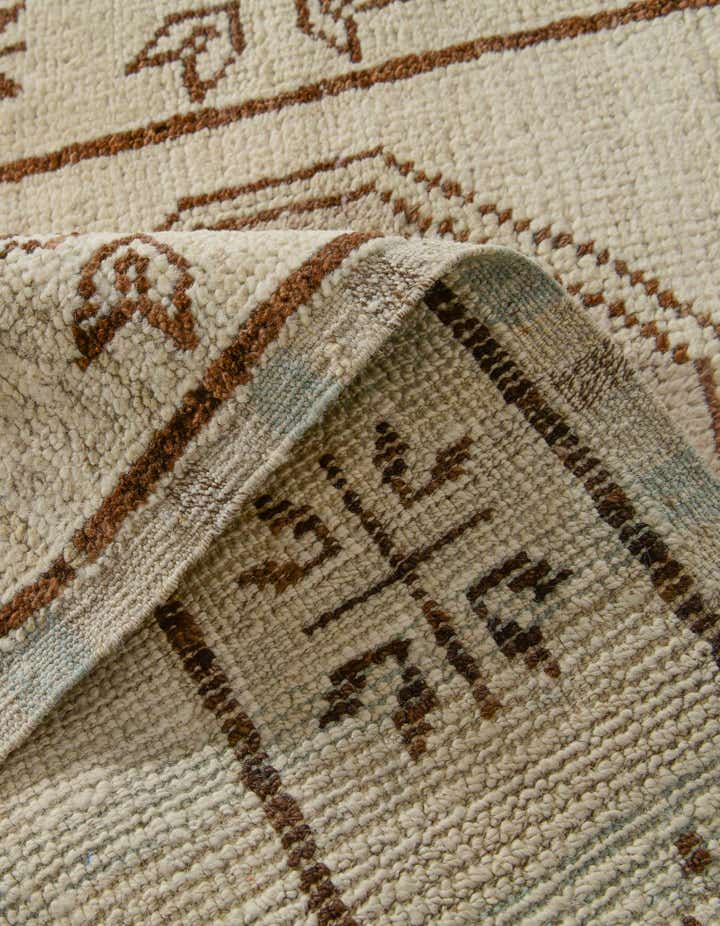 2' 9 x 10' 1 Hand Knotted Oushak Wool Runner Rug