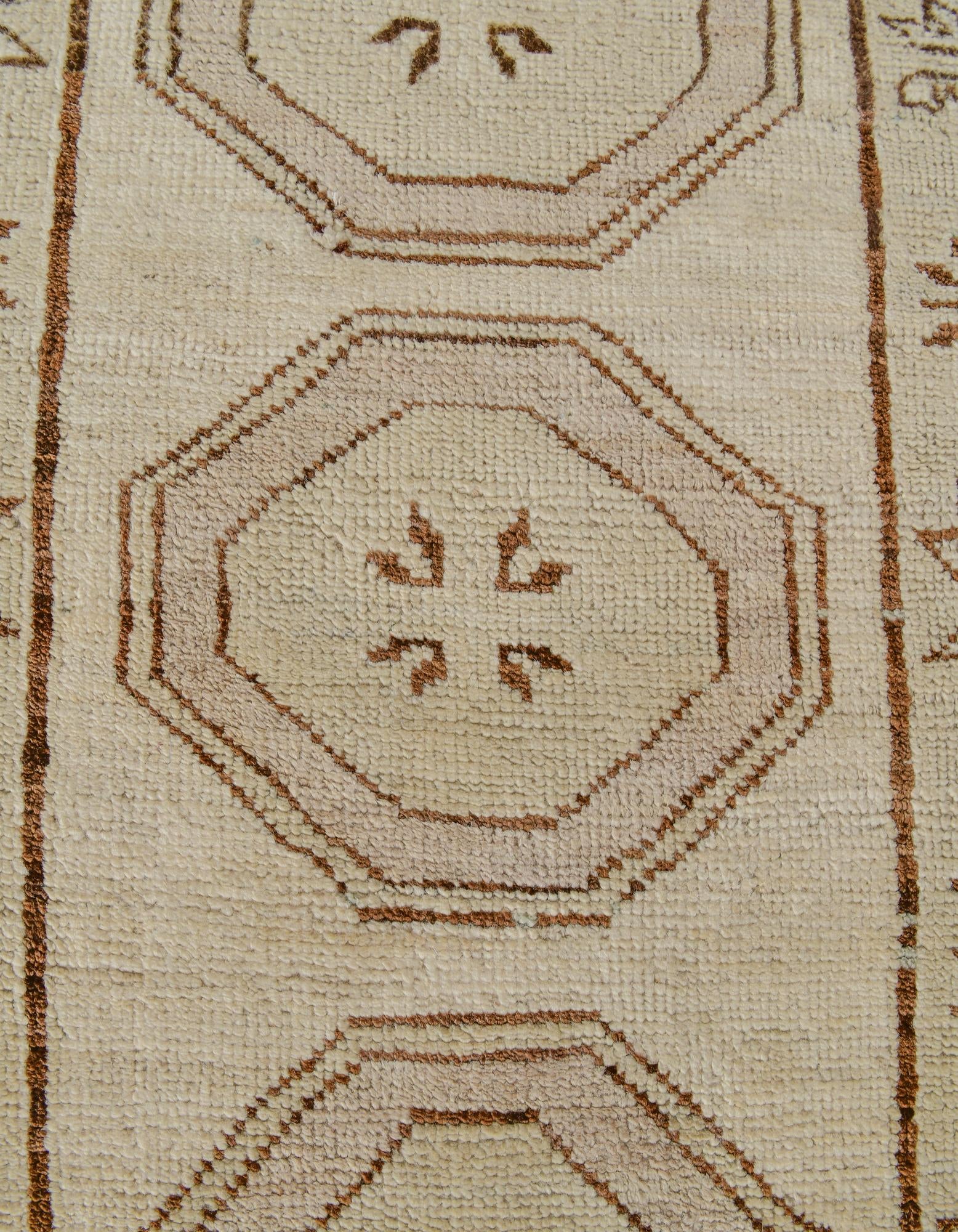 2' 9 x 10' 1 Hand Knotted Oushak Wool Runner Rug