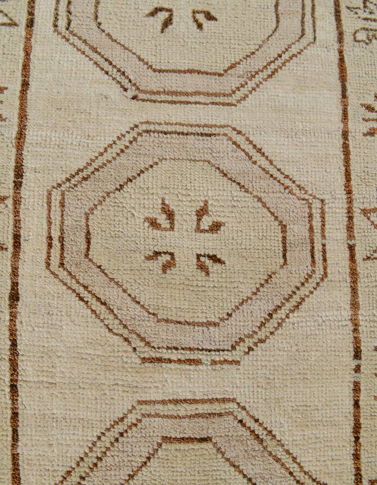 Detail image of 2' 9 x 10' 1  Hand Knotted Oushak Wool Runner Rug