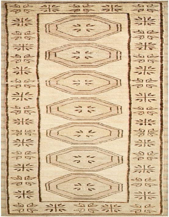 Detail image of 2' 9 x 10' 1 Hand Knotted Oushak Wool Runner Rug