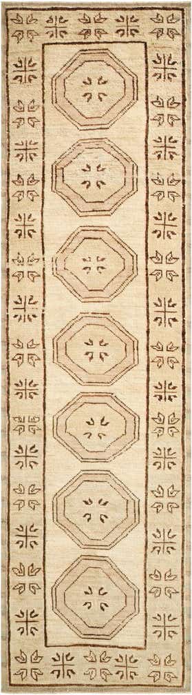 2' 9 x 10' 1 Hand Knotted Oushak Wool Runner Rug