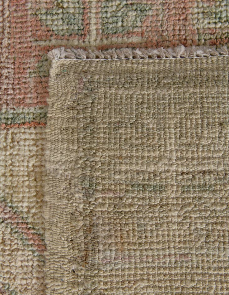 Detail image of 2' 9 x 10' 10  Hand Knotted Oushak Wool Runner Rug