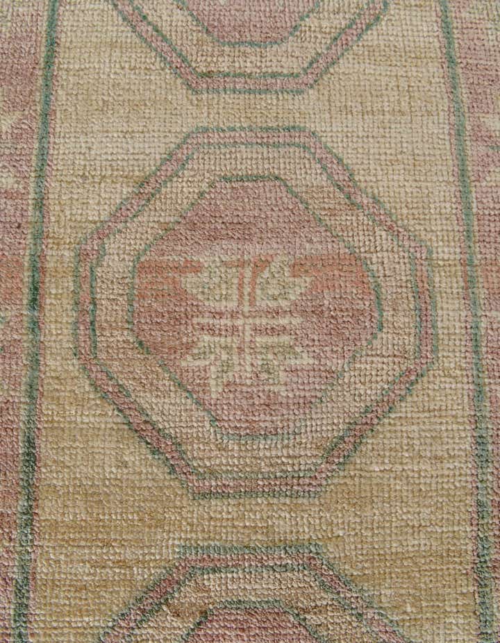 2' 9 x 10' 10 Hand Knotted Oushak Wool Runner Rug