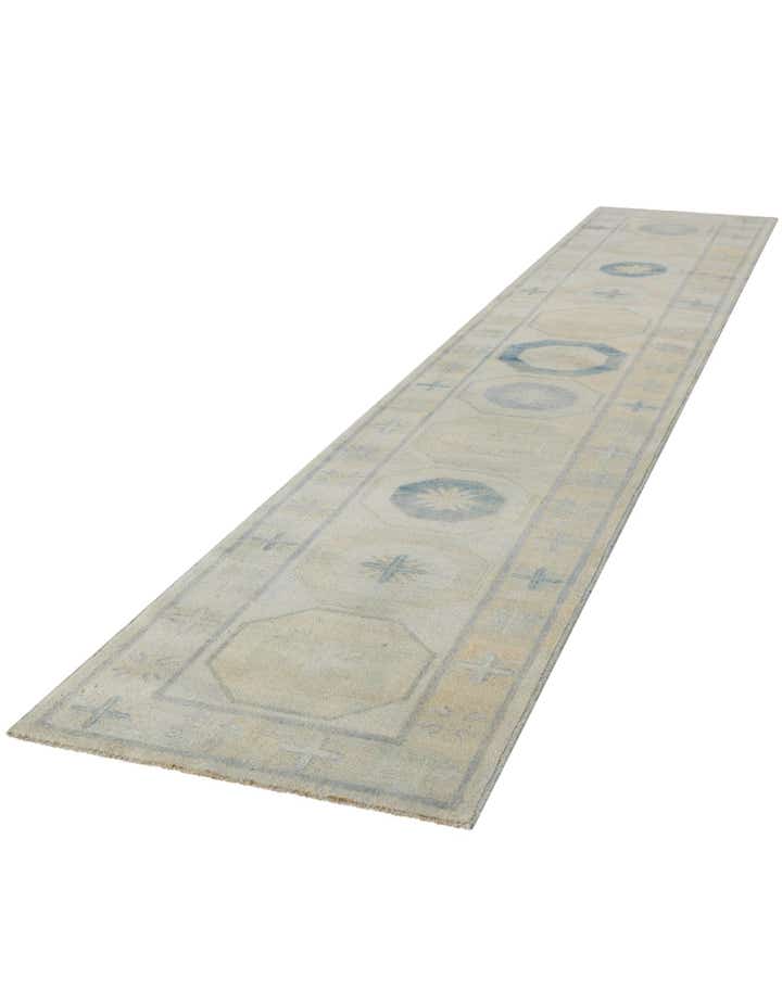 2' 10 x 16' 3 Hand Knotted Oushak Wool Runner Rug