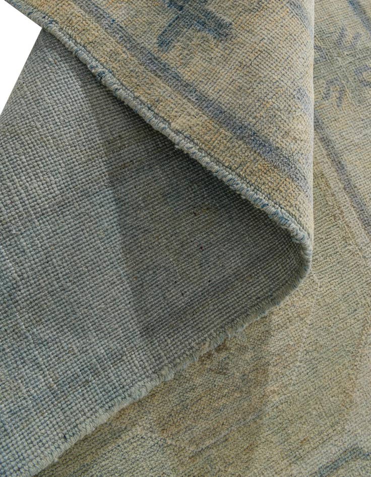 Detail image of 2' 10 x 16' 3  Hand Knotted Oushak Wool Runner Rug