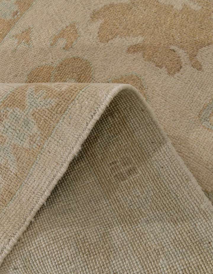 2' 8 x 11' 8 Hand Knotted Oushak Wool Runner Rug