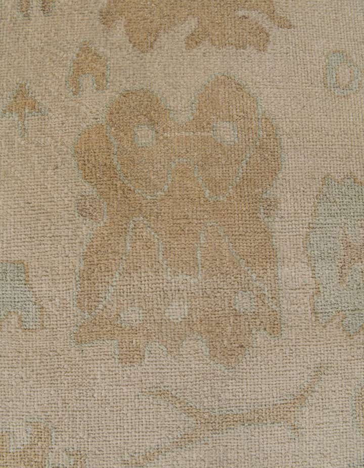 2' 8 x 11' 8 Hand Knotted Oushak Wool Runner Rug