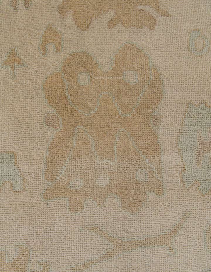 2' 8 x 11' 8 Hand Knotted Oushak Wool Runner Rug