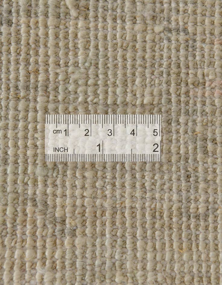 Detail image of 2' 8 x 9' 10  Hand Knotted Oushak Wool Runner Rug