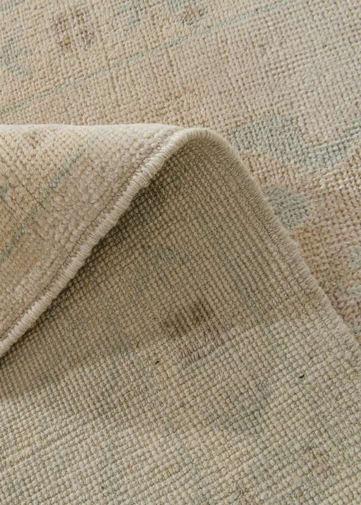 2' 9 x 9' 10 Hand Knotted Oushak Wool Runner Rug