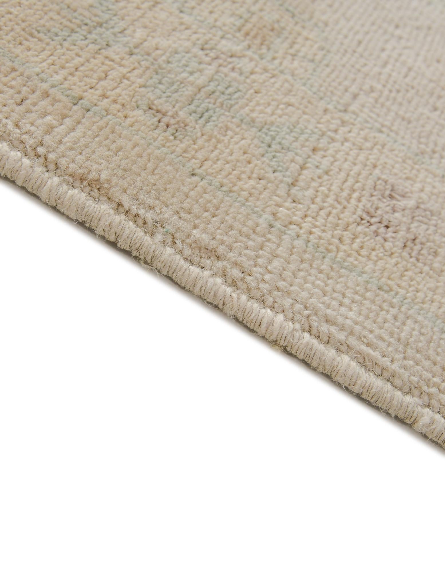 2' 9 x 9' 10 Hand Knotted Oushak Wool Runner Rug