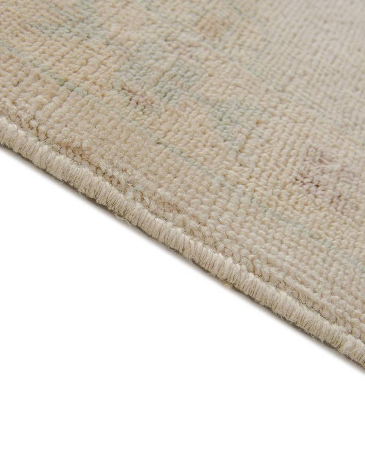 Detail image of 2' 9 x 9' 10 Hand Knotted Oushak Wool Runner Rug