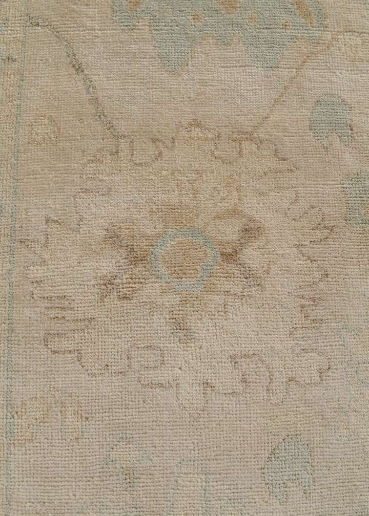 2' 9 x 9' 10 Hand Knotted Oushak Wool Runner Rug