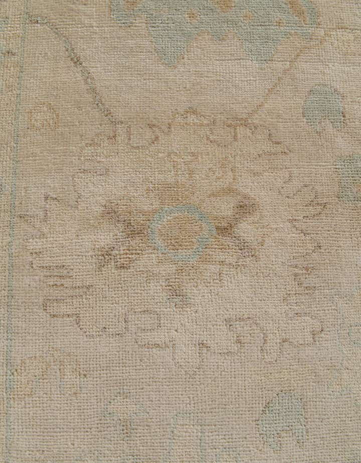 2' 9 x 9' 10 Hand Knotted Oushak Wool Runner Rug