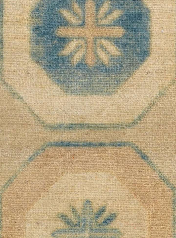 2' 11 x 10' 1 Hand Knotted Oushak Wool Runner Rug