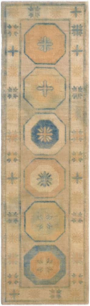 2' 11 x 10' 1 Hand Knotted Oushak Wool Runner Rug